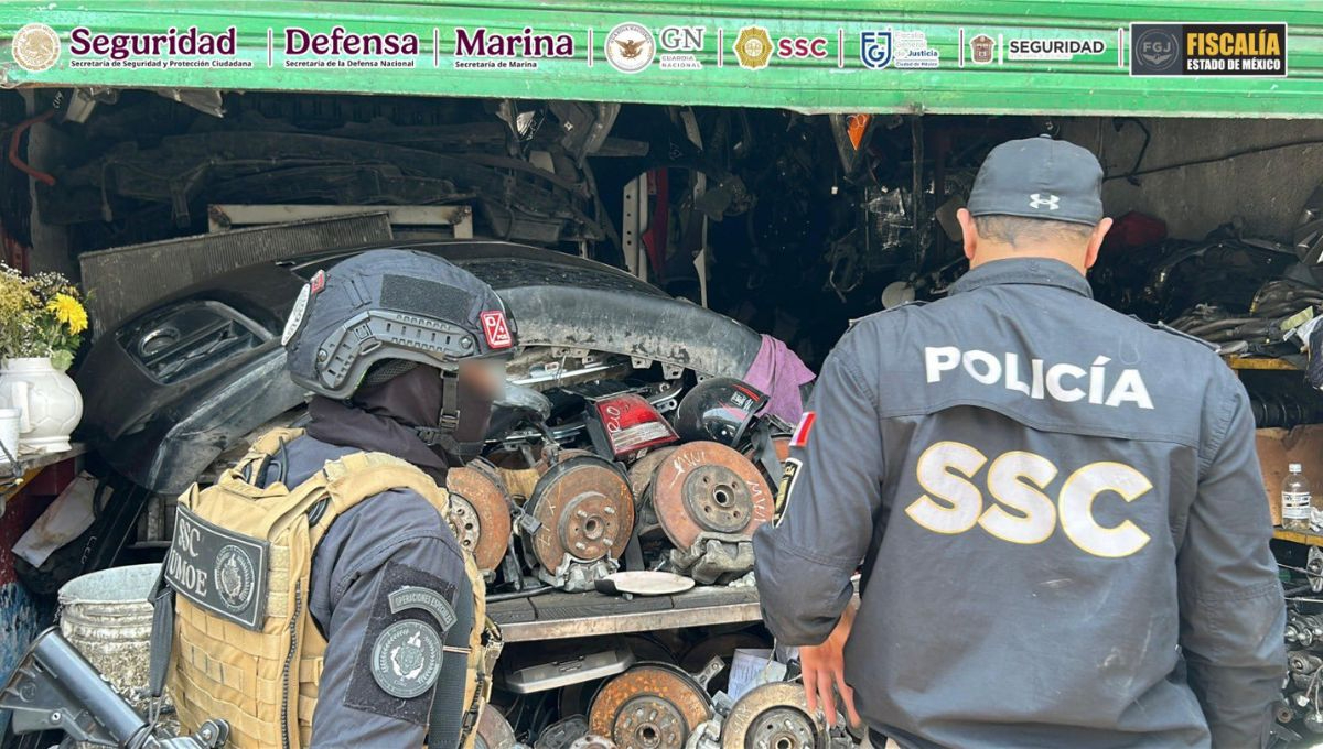 Catean 82 inmuebles en CDMX y Edomex por robo de autopartes en megaoperativo “Fortaleza”