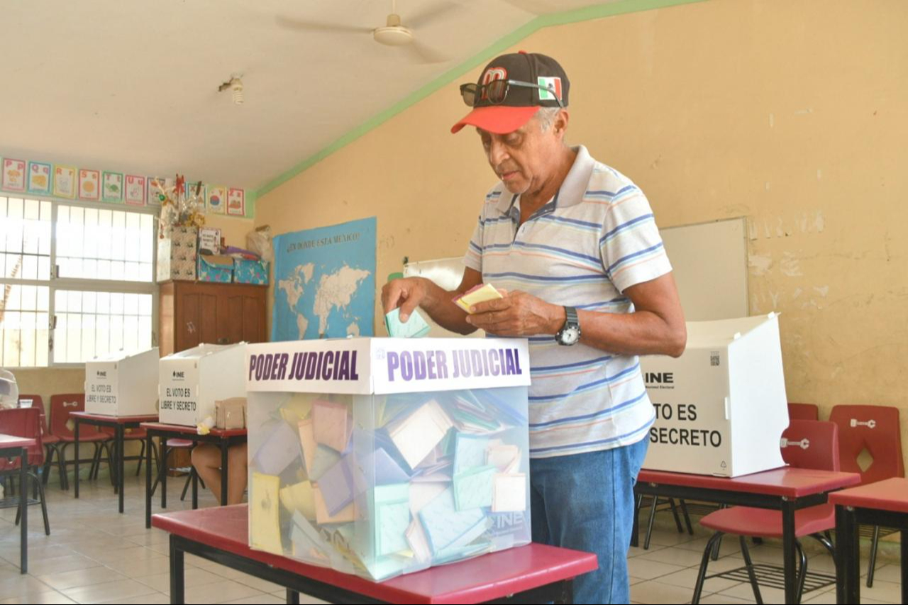 Baja participación en histórica elección de jueces y magistrados en Campeche Baja participación en histórica elección de jueces y magistrados en Campeche