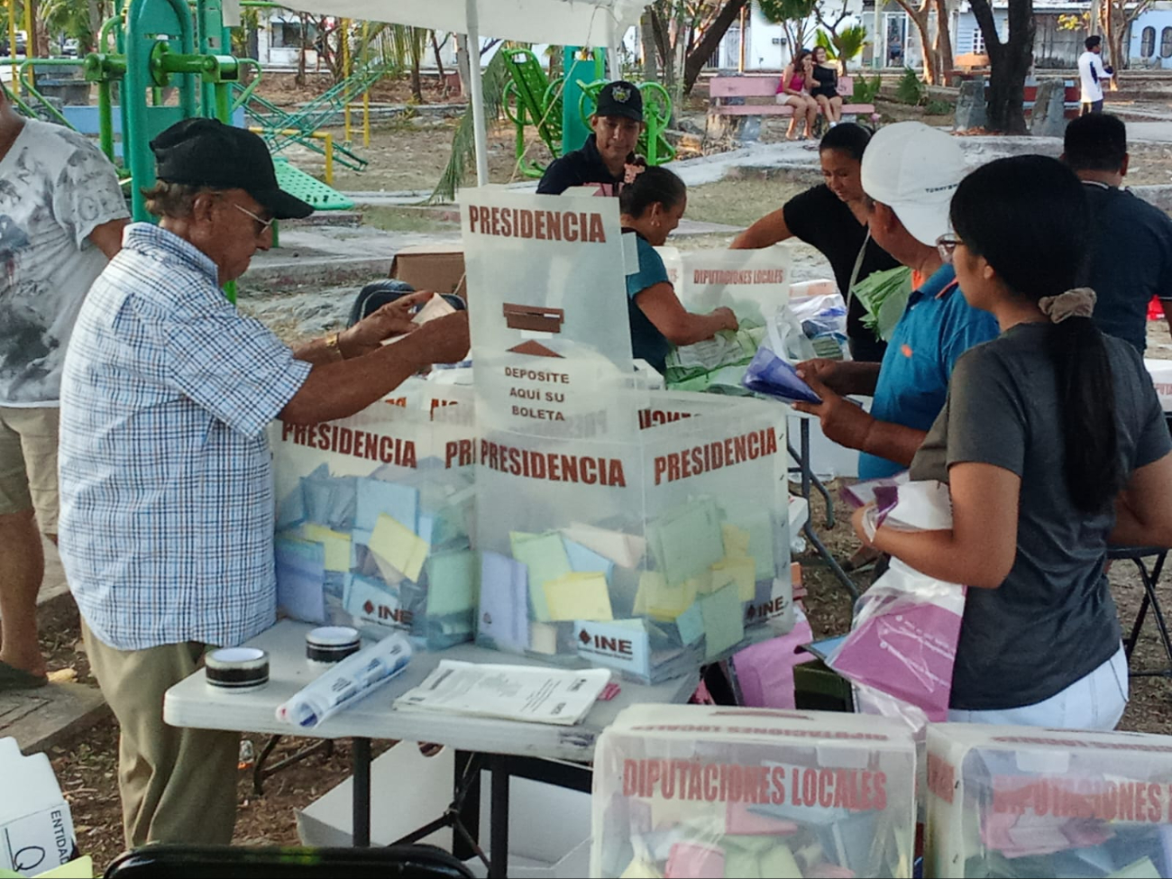 Cierran jornada electoral en Benito Juárez sin incidentes Cierran jornada electoral en Benito Juárez sin incidentes