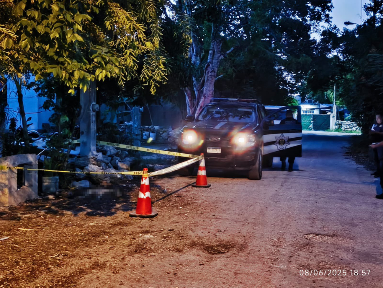 Dueños de un animal lo descubren muerto a las puertas de su vivienda, al parecer, de un disparo