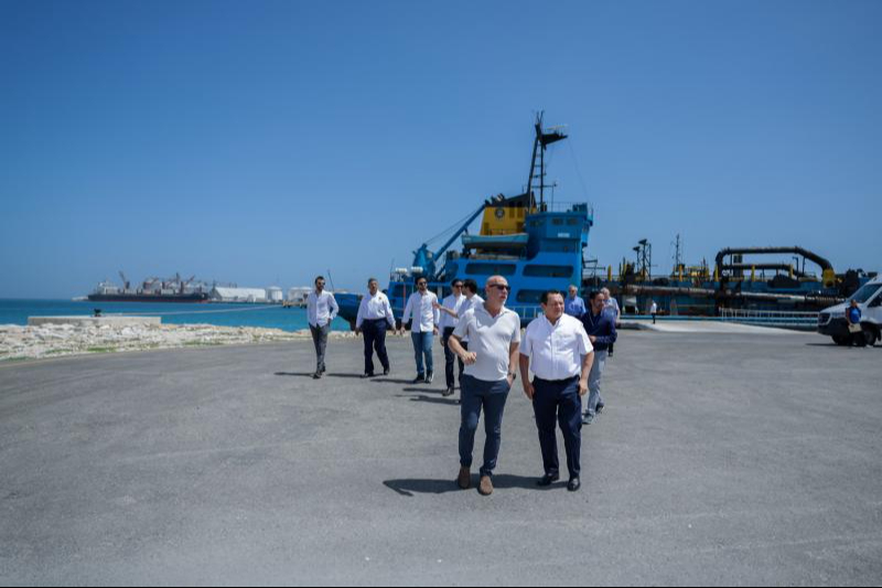 El gobernador Joaquín Díaz Mena acompañó a los altos ejecutivos de Fincantieri Italia