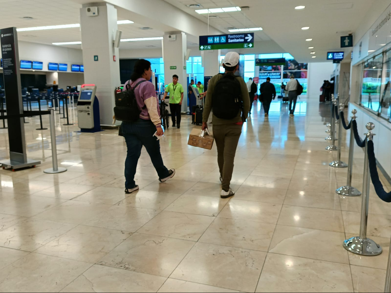 Hay regular afluencia de pasajeros en el aeropuerto de Mérida Hay regular afluencia de pasajeros en el aeropuerto de Mérida