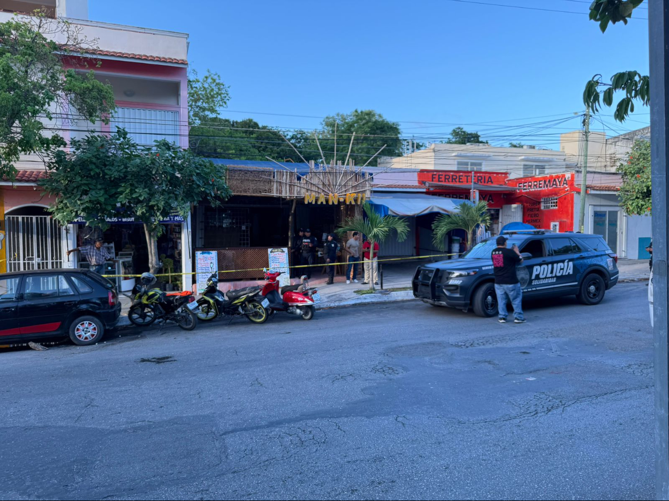 Se activó el código rojo y se aseguraron siete casquillos en la escena. Se activó el código rojo y se aseguraron siete casquillos en la escena.