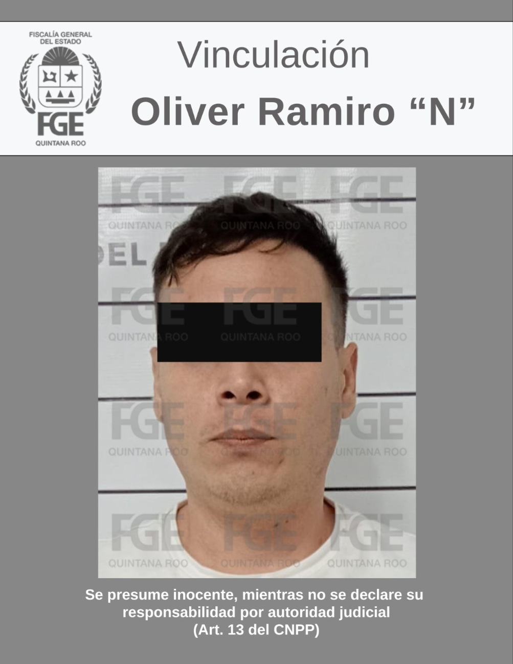 FGE vincula a proceso a tres personas señaladas de homicidio en Cancún