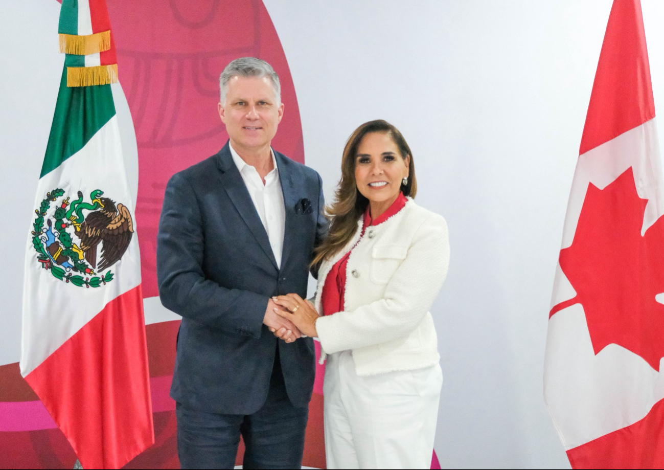 El embajador canadiense y la gobernadora del estado encabezaron el encuentro. El embajador canadiense y la gobernadora del estado encabezaron el encuentro.