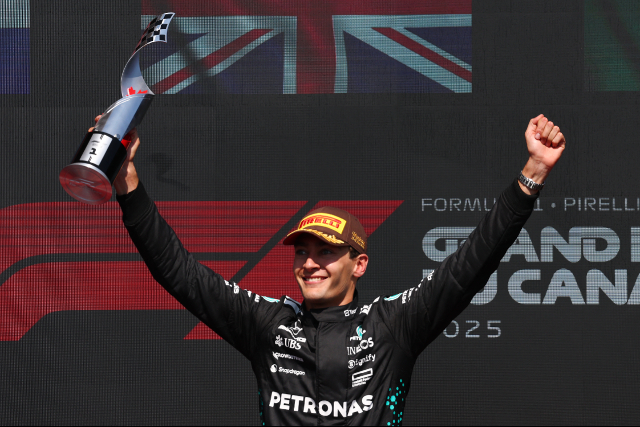 ¡Brilla Mercedes en Canadá! Russell conquista la carrera y Antonelli logra su primer podio en F1