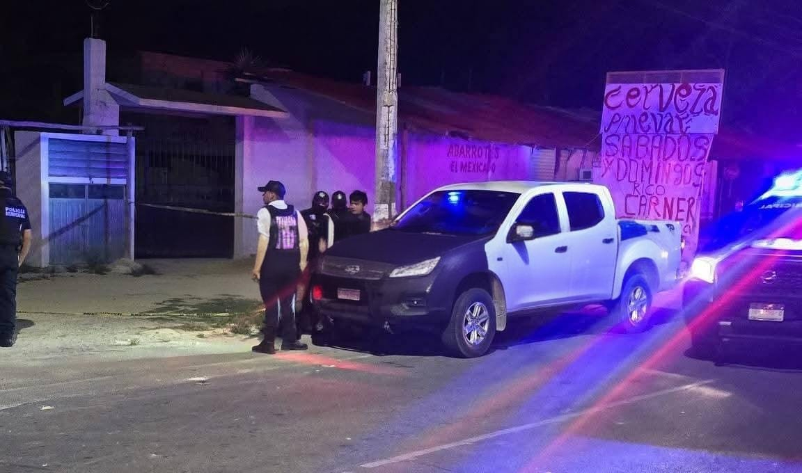 Riña deja un lesionado por arma de fuego en la carretera Transversal de Cozumel