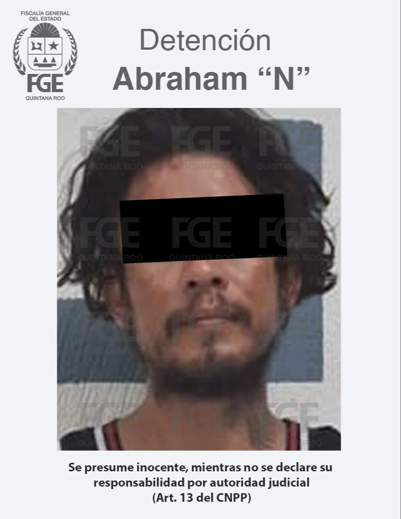 Uno de los detenidos fue un hombre identificado como Abraham "N". Uno de los detenidos fue un hombre identificado como Abraham "N".