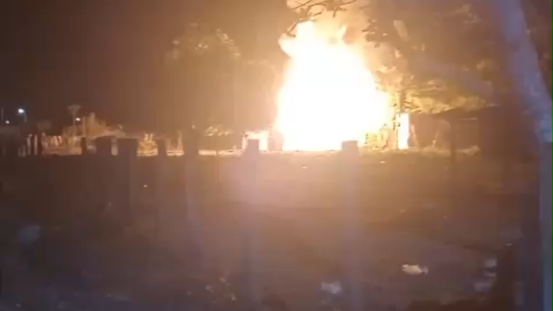 El fuego logró crecer a dimensiones bastante acaparantes
