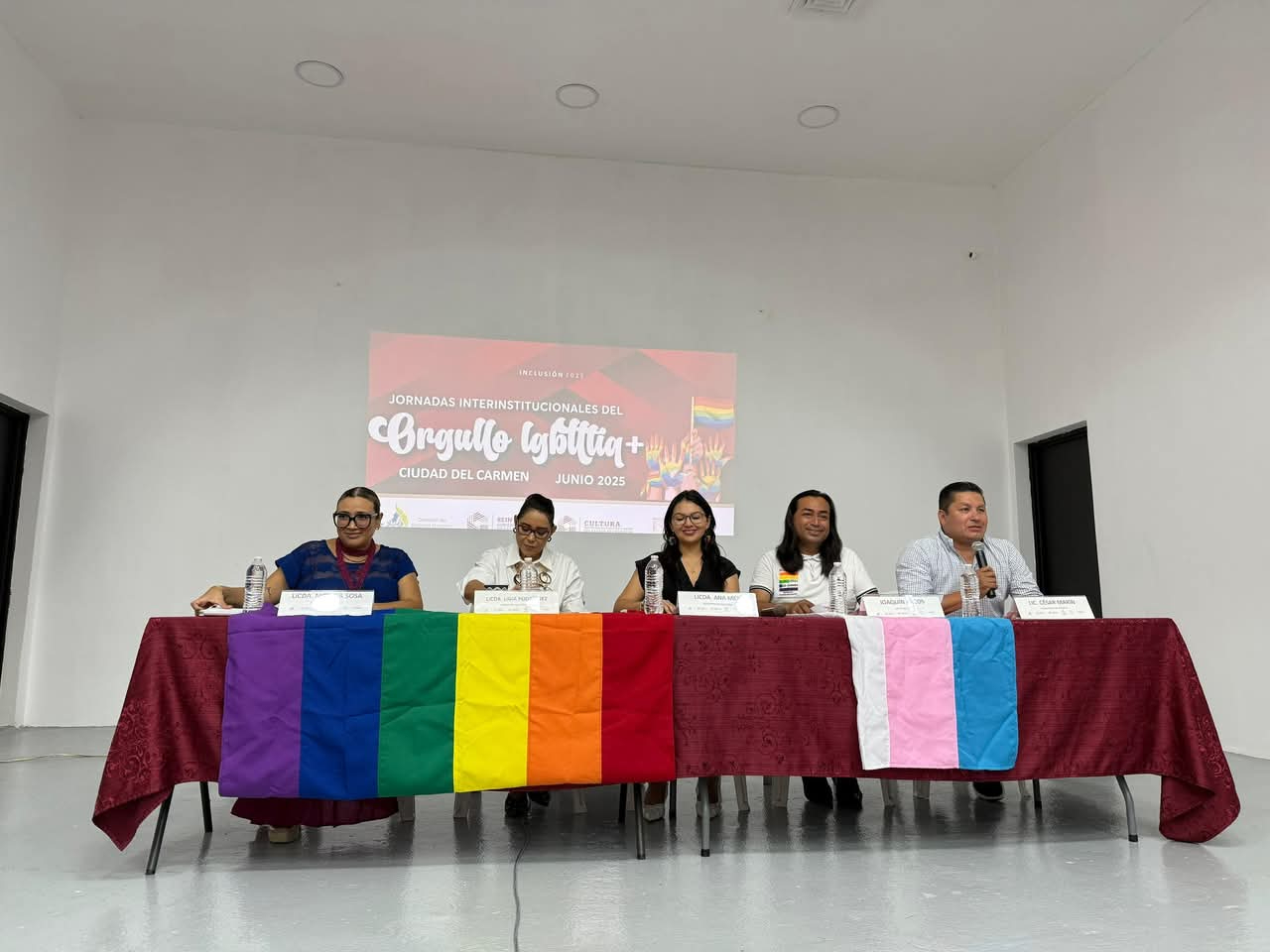 Estuvieron presentes Ana Mex Soberanis, Mónica Sosa Rodríguez y Joaquín Mijangos. Estuvieron presentes Ana Mex Soberanis, Mónica Sosa Rodríguez y Joaquín Mijangos.