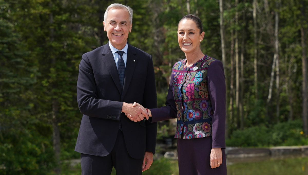 Mark Carney, primer ministro de Canadá y Claudia Sheinbaum Pardo, presidenta de México Mark Carney, primer ministro de Canadá y Claudia Sheinbaum Pardo, presidenta de México