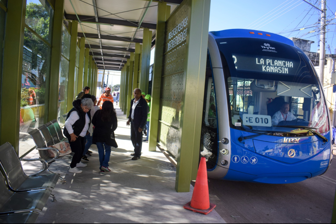 Más de 130 mil personas han utilizado este sistema de transporte de La Plancha a Kanasín Más de 130 mil personas han utilizado este sistema de transporte de La Plancha a Kanasín