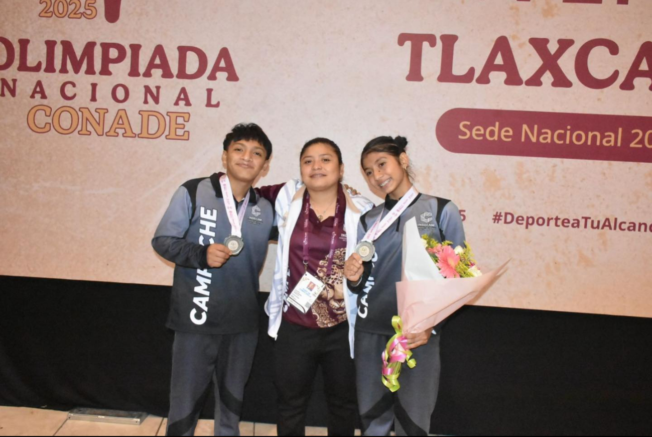 Campeche sumó dos nuevas medallas de plata en judo durante la Olimpiada Nacional 2025.