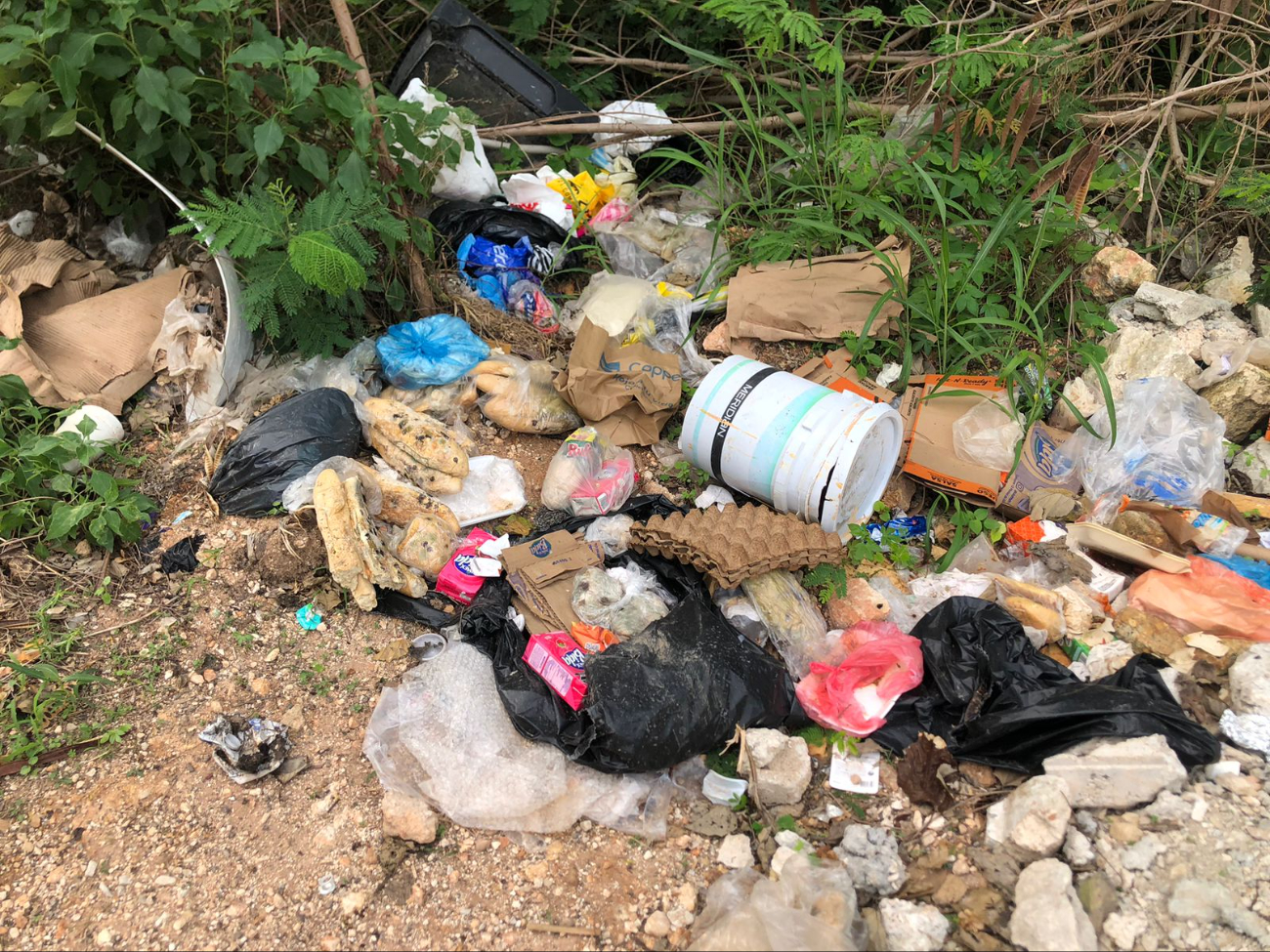 Vecinos de otras colonias acuden al lugar para tirar su basura. Vecinos de otras colonias acuden al lugar para tirar su basura.