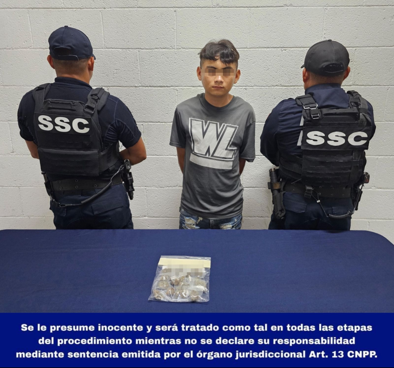 Del 26 de mayo al 1 de junio se decomisaron 13 mil 780 dosis de marihuana