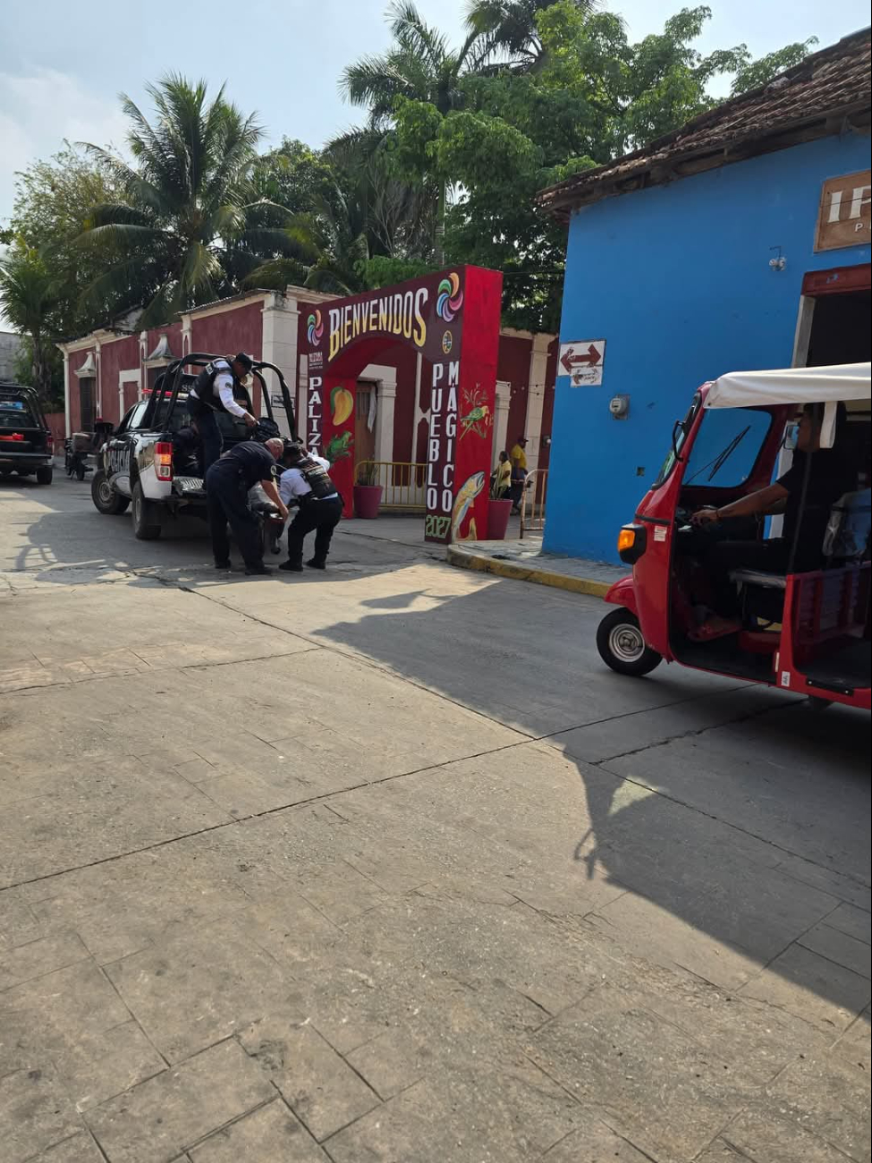 Detienen a motociclista sin documentos en el centro de Palizada