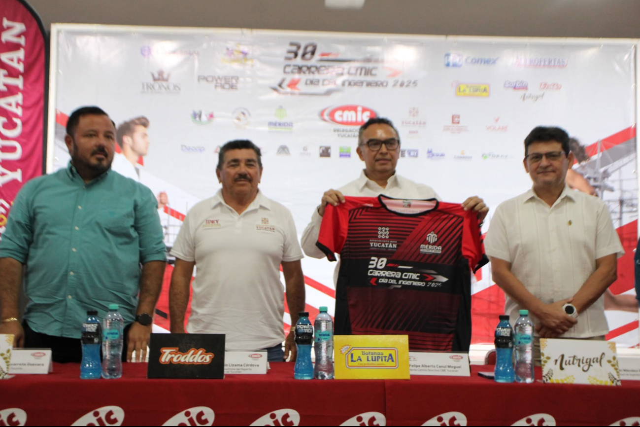 La carrera por el Día del Ingeniero en Mérida será el próximo 6 de julio