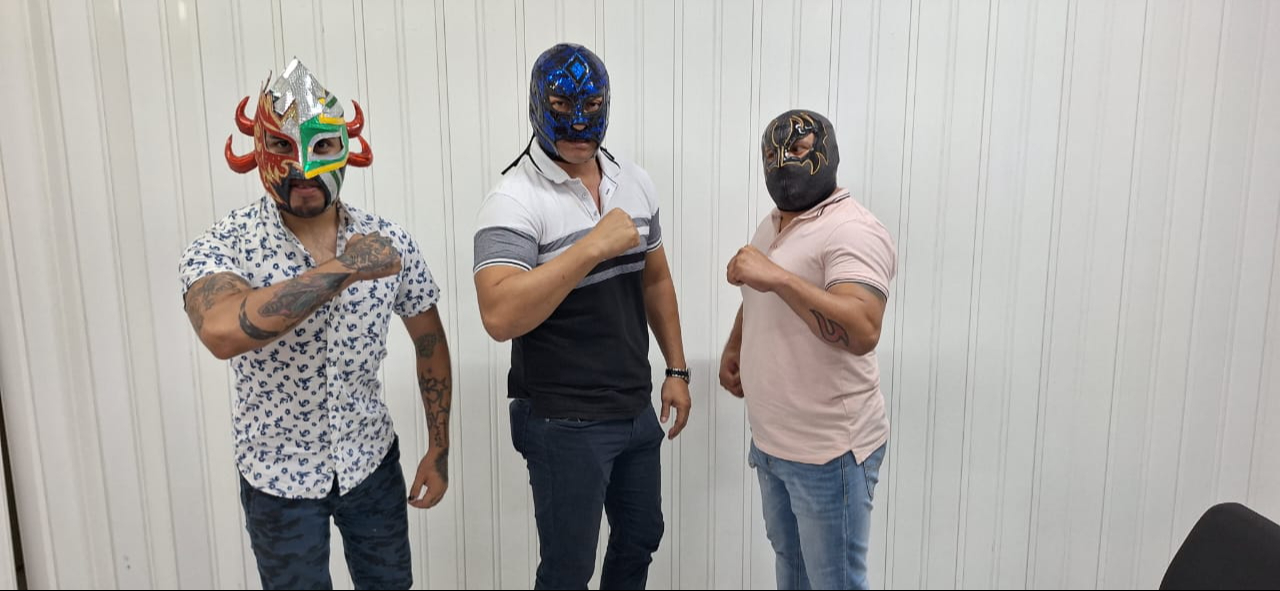 Preparan función de lucha libre en el Parque Lineal de “Los Paseos” de Mérida
