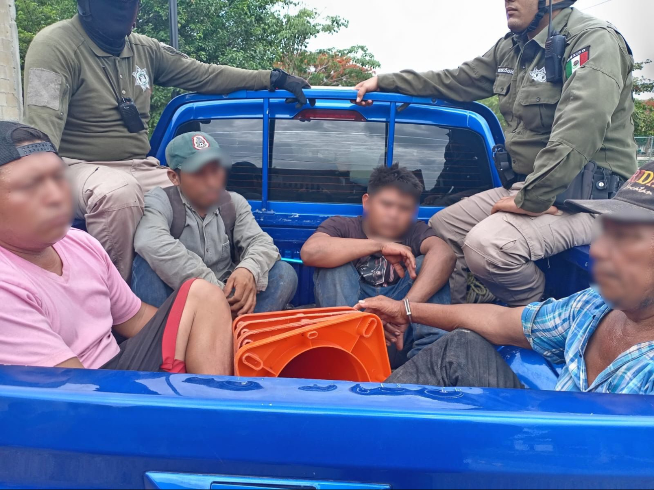 La Policía de Kanasín detuvo a los cuatro hombres