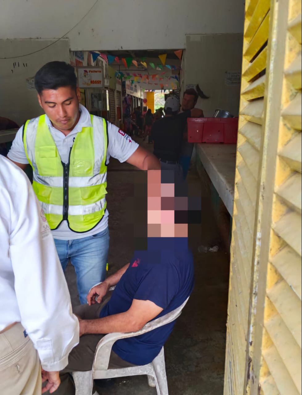 Un locatario de 48 años fue agredido en el mercado municipal de Seybaplaya