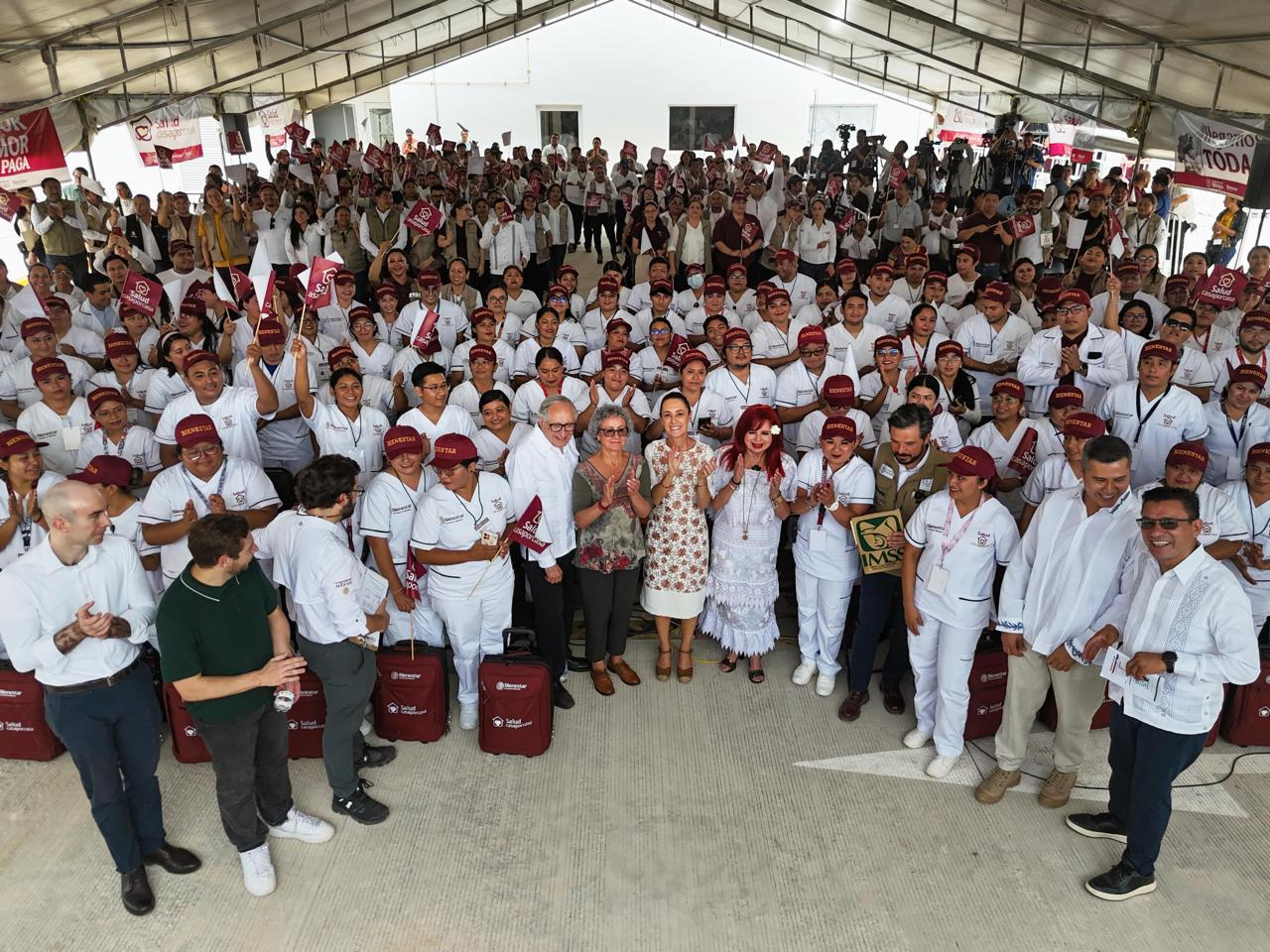 "México necesita gobiernos de territorio, con programas que se acerquen a la gente", dijo la presidenta Claudia Sheinbaum en Campeche 
