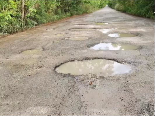 Docentes denuncian mal estado de la carretera Xpujil-Hopelchén; temen por su seguridad