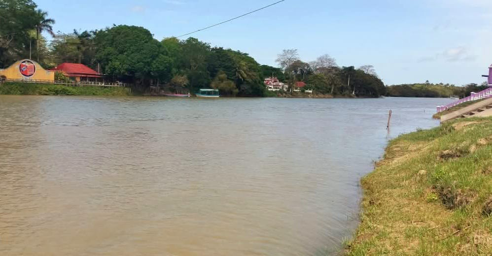 El río Palizada aumentó 74 cm su nivel durante el fin de semana.