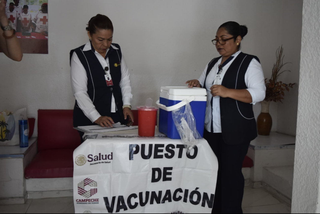 La Jornada Intensiva de Vacunación se lleva a cabo en Ciudad del Carmen hasta el 27 de junio.