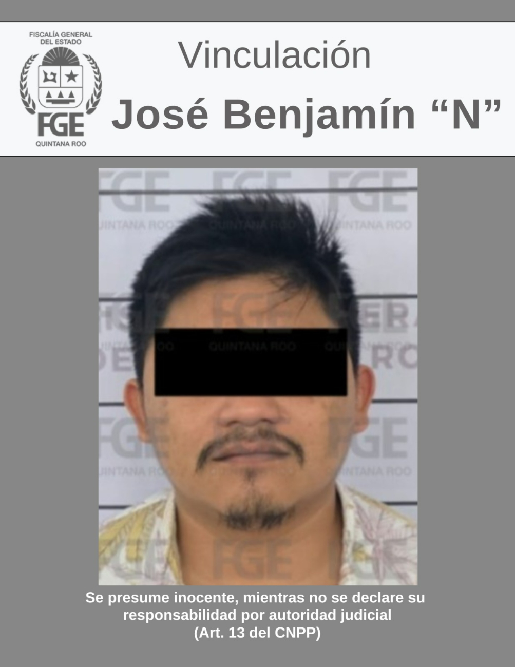 Se presume que José Benjamín 