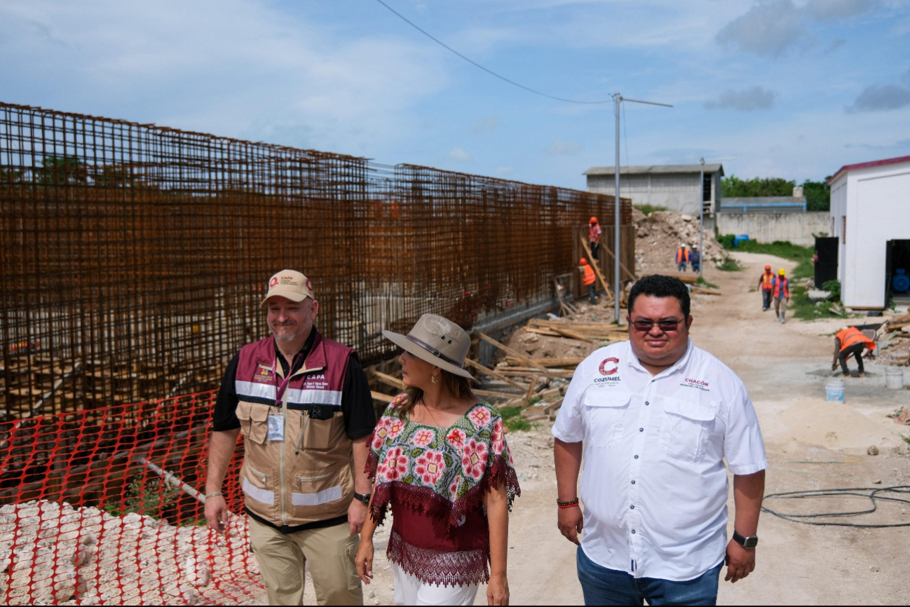 Avanza obra sanitaria en Cozumel: aumentan capacidad de tratamiento a 230 litros por segundo Avanza obra sanitaria en Cozumel: aumentan capacidad de tratamiento a 230 litros por segundo