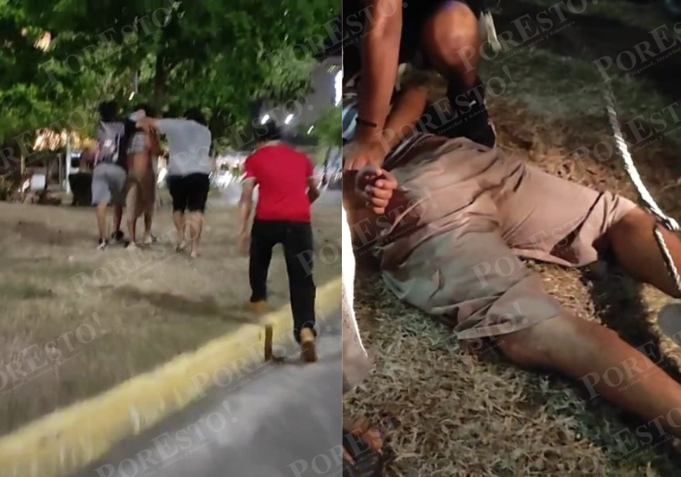 ¡De película!  Ladrón desata persecución al robar  una bicicleta en Cancún: VIDEO 
