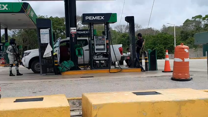 El operativo fue resguardado por la Guardia Nacional. El operativo fue resguardado por la Guardia Nacional.