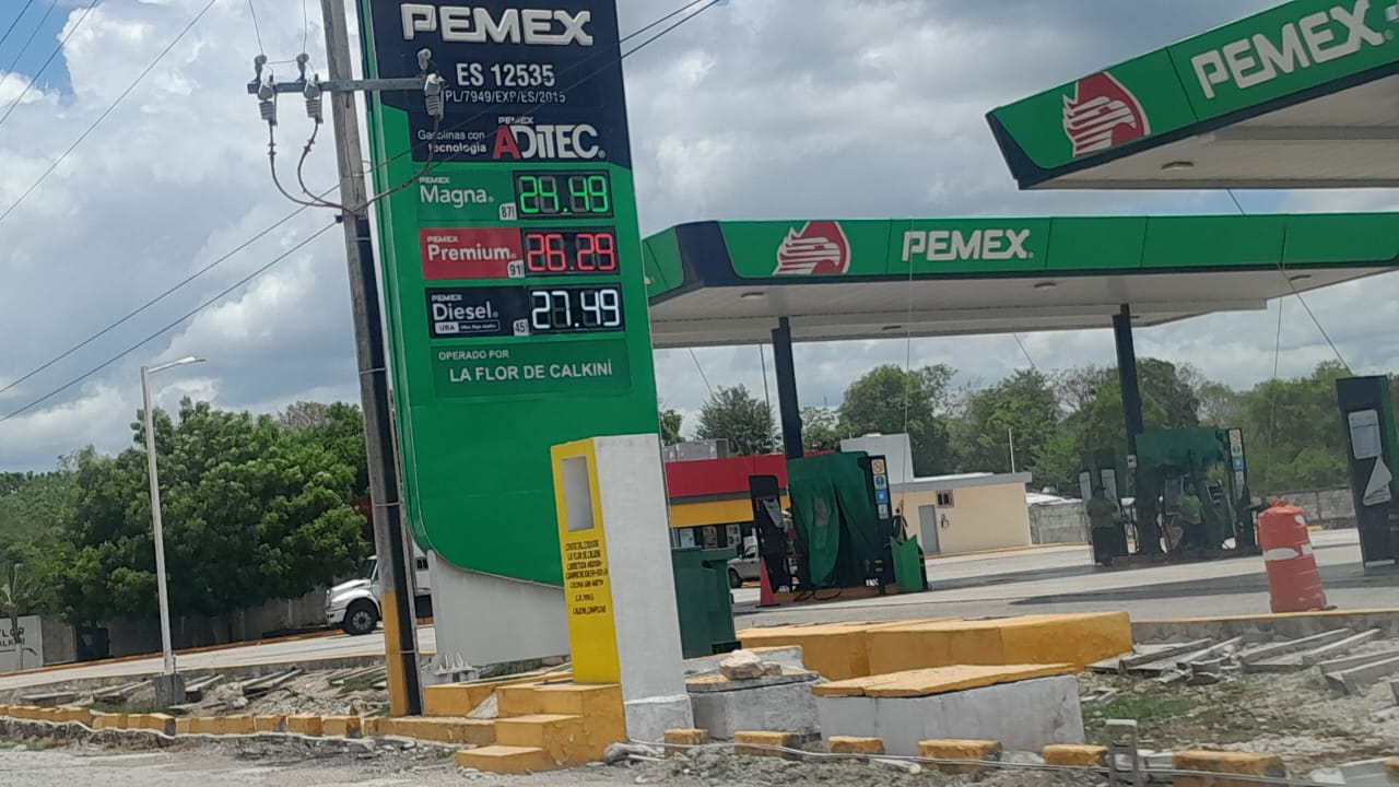 ¡Gasolina arriba de los 24 pesos! Usuarios de  Calkiní y Calakmul acusan    incremento en el precio del combustible