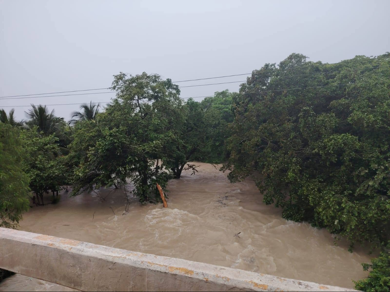 Ribera del Río Hondo colapsa tras lluvias Ribera del Río Hondo colapsa tras lluvias