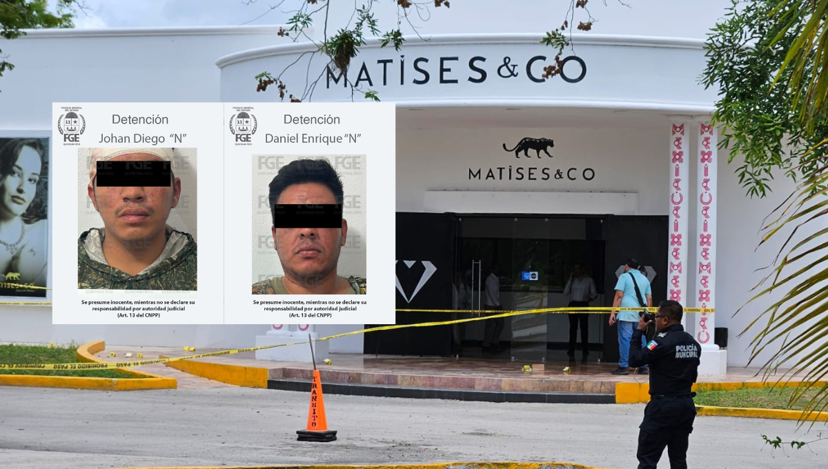 Trasladan a detenidos de intento de robo de joyería ante un juez de Playa del Carmen