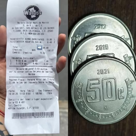 “¿Y mis $0.50?", cliente exige su cambio en un Waldos de Yucatán 