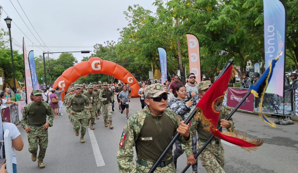 Realizan en Mérida la primera edición de la carrera de la Guardia Nacional “Aliados por la Seguridad” 