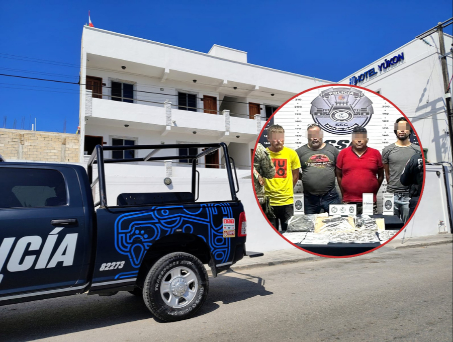  FGE revela que tamaulipecos  detenidos en hotel de Playa del Carmen, tenían armas y drogas