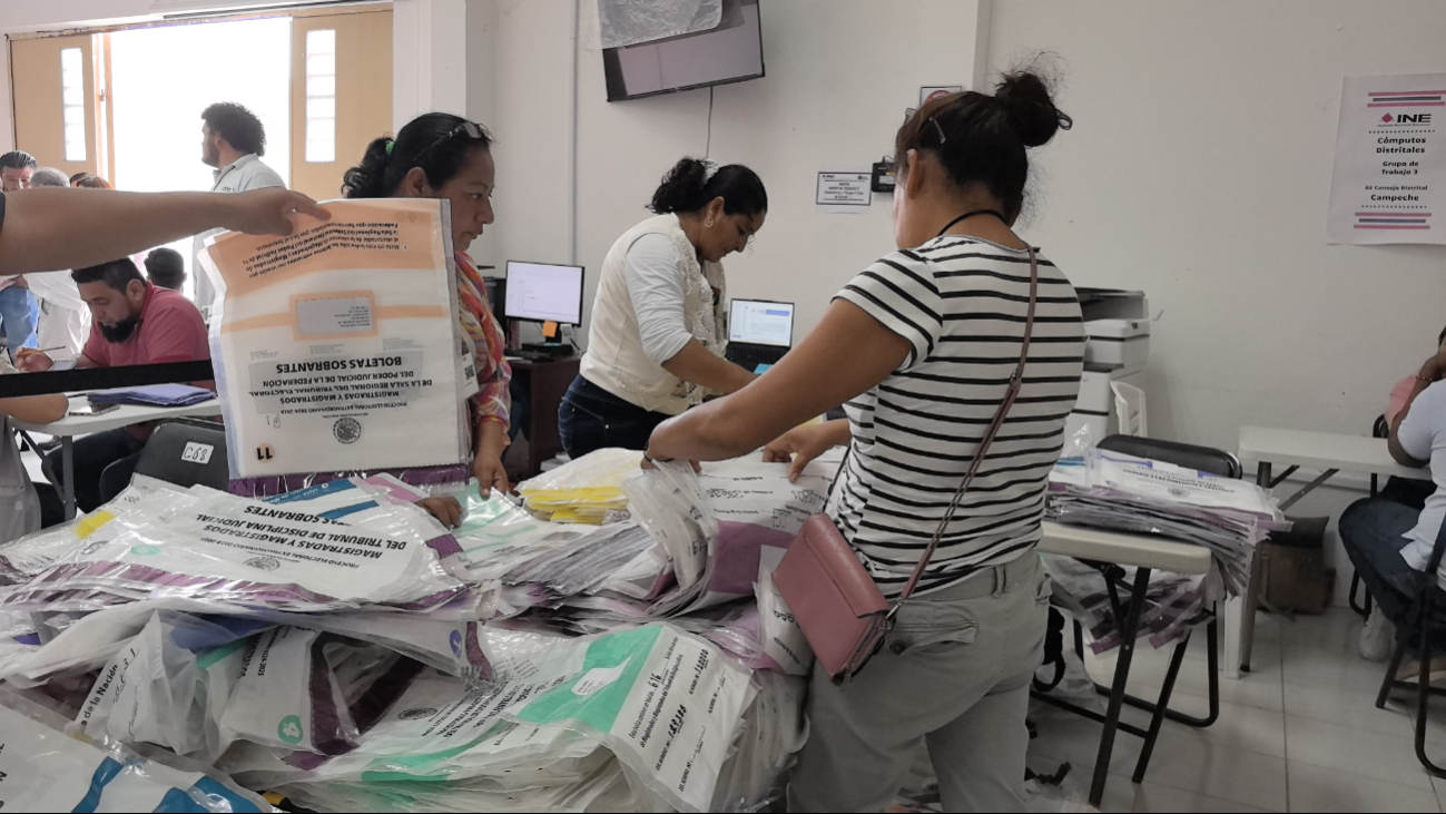 Histórica participación en elección judicial en Carmen