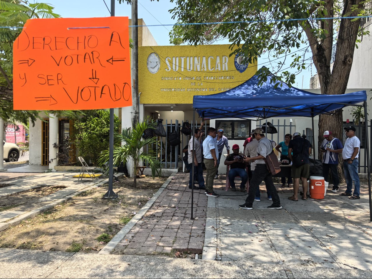 Tras robo de urna y agresiones, repetirán elección sindical en la Universidad de Carmen   