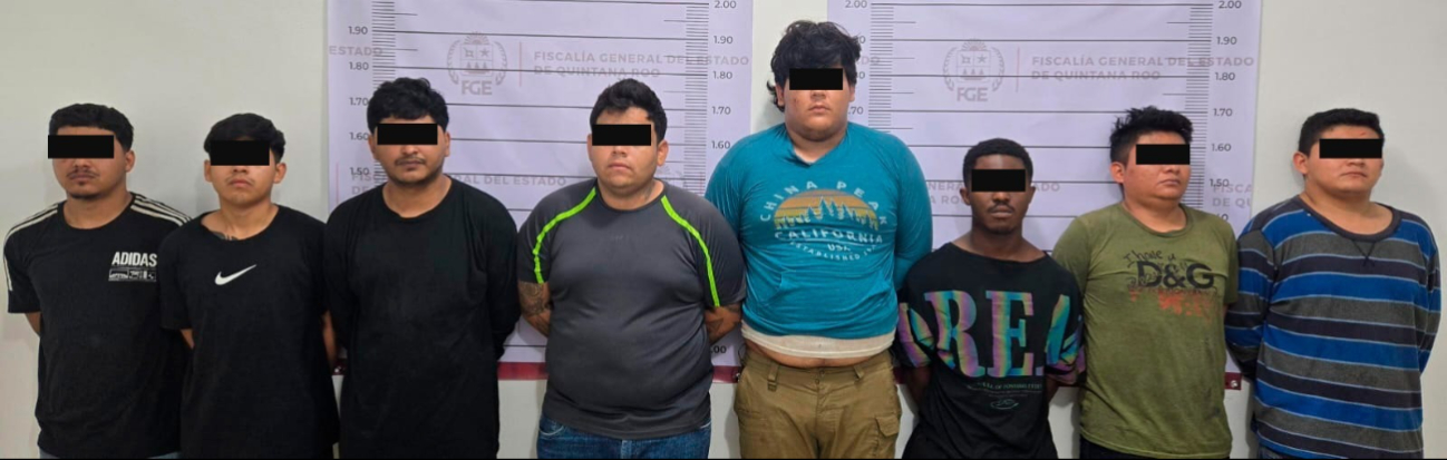 Siete individuos fueron detenidos de manera separada