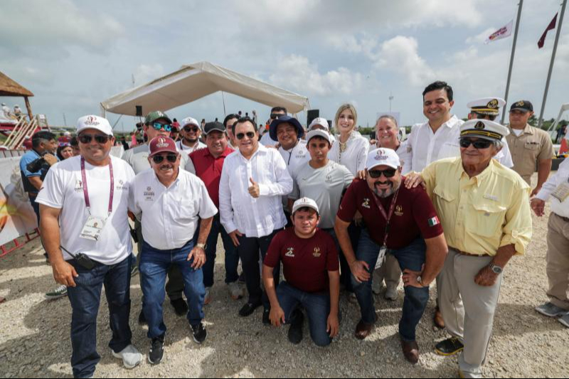 Arranca en Progreso la competencia de la disciplina de remo en la Olimpiada Nacional con nueva pista 