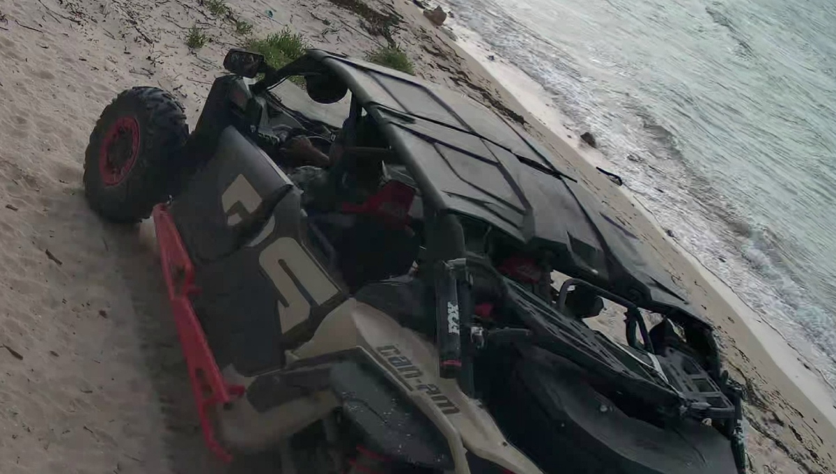 Denuncian a un conductor por  circular en la zona de playa en Chuburná Puerto; casi atropella a un hombre
