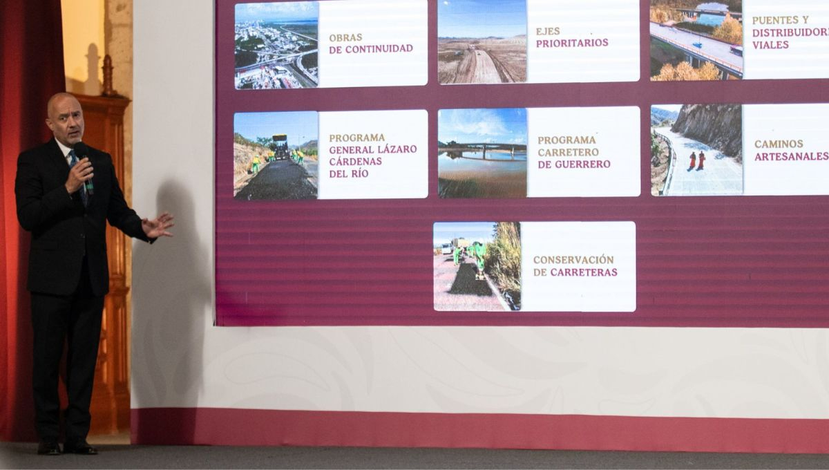 SICT detalla megaplan 2025-2030: 112 mil mdp para 10 ejes carreteros, 21 puentes y el programa Lázaro Cárdenas del Río