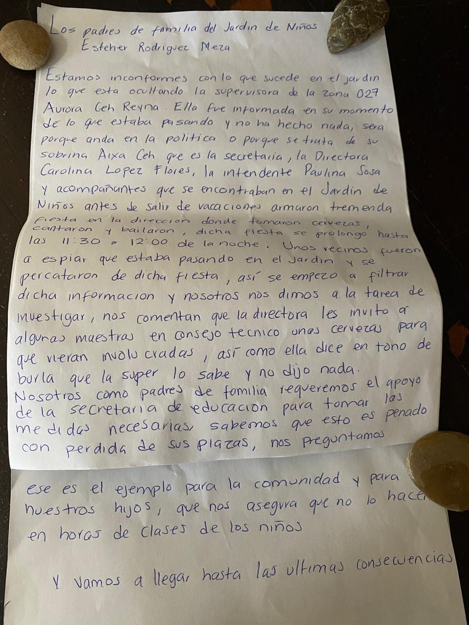 Padres denunciaron fiesta con alcohol en kínder de Ciudad del Carmen Padres denunciaron fiesta con alcohol en kínder de Ciudad del Carmen