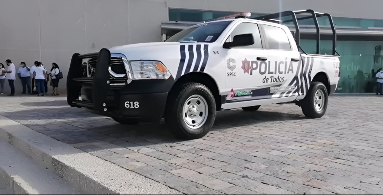 Captan a policías atropellando a motociclista en Campeche tras pasarse un alto; exigen justicia