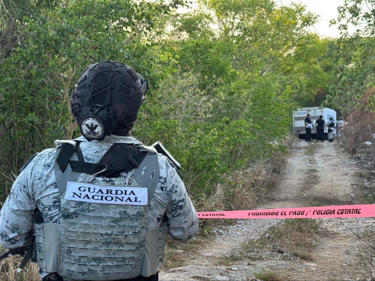 Elementos de la Guardia Nacional resguardaron la zona. Elementos de la Guardia Nacional resguardaron la zona.