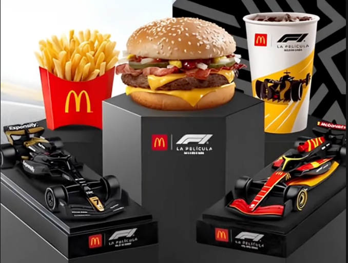 McDonald's México prepara Cajita Feliz de F1 por película de Brad Pitt: precio y fecha