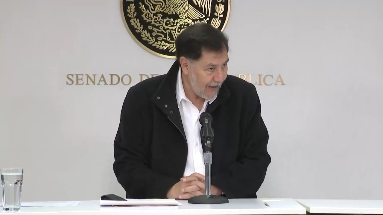 Gerardo Fernández Noroña, presidente de la Mesa Directiva del Senado de la República Gerardo Fernández Noroña, presidente de la Mesa Directiva del Senado de la República