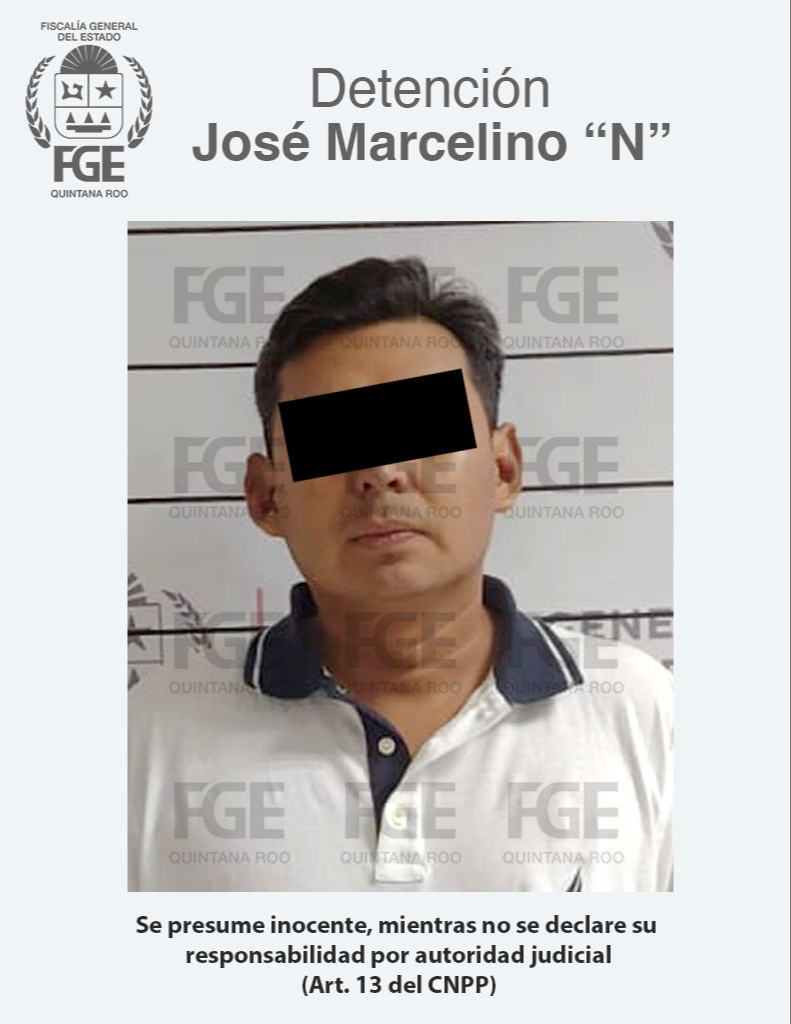 Capturan en Cancún a  “El Marce" relacionado con al menos cuatro homicidios